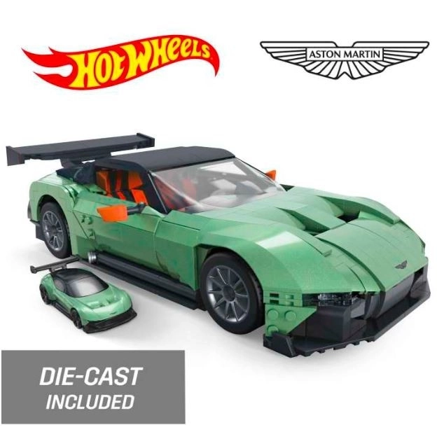 Set da costruzione Mega Hot Wheels Aston Martin Vulcan