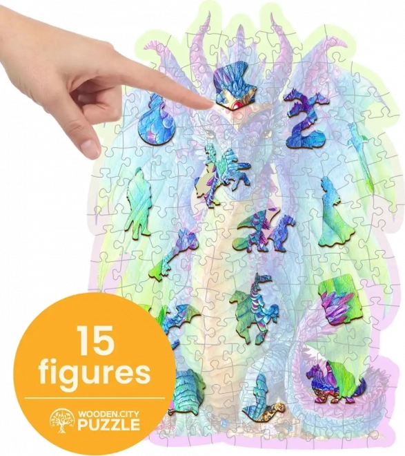 Puzzle in legno Drago maestoso 150 pezzi