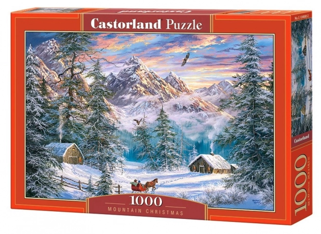 Puzzle Natale in Montagna 1000 pezzi