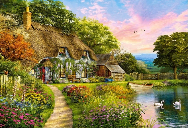 Puzzle 1500 Pezzi Cottage Campagna