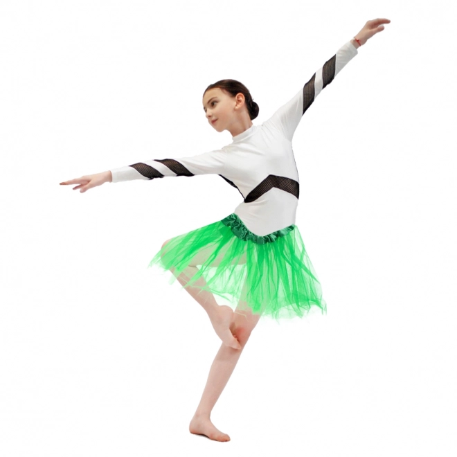 Gonna Tutu in Tulle per Costume di Carnevale Rosa – verde