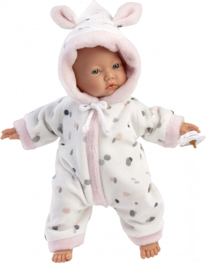 Bambola realistica bebè LITTLE BABY con corpo in tessuto morbido 32 cm