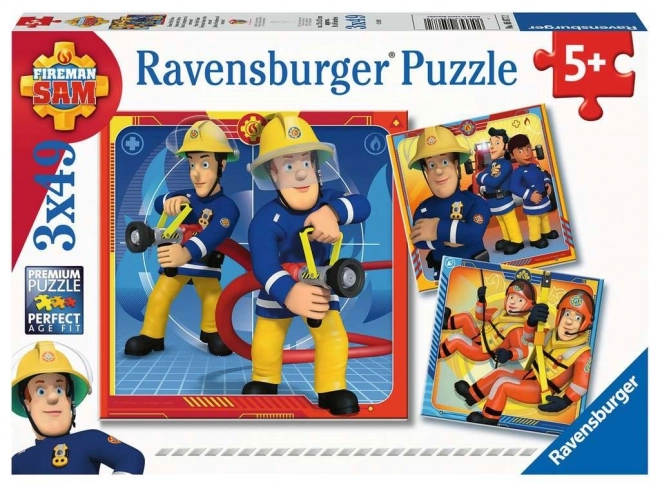 Puzzle Ravensburger Sam Il Pompiere in Azione