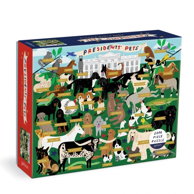 Puzzle Animali Domestici Presidenziali 2000 Pezzi