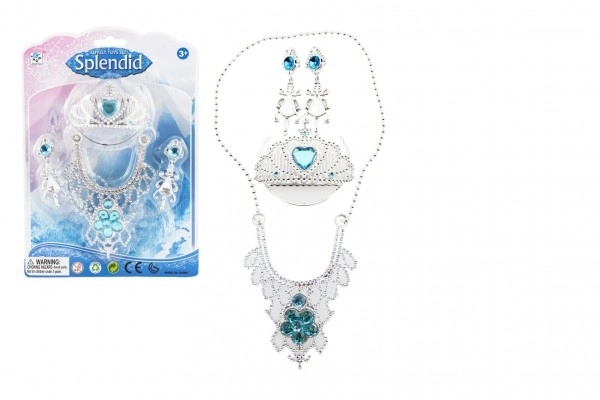 Set da Principessa con Corona, Collana e Orecchini