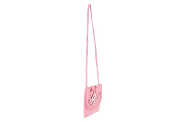 Borsa unicorno in tessuto/plush