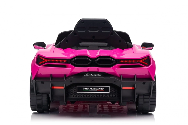 Lamborghini Revuelto rosa per bambini
