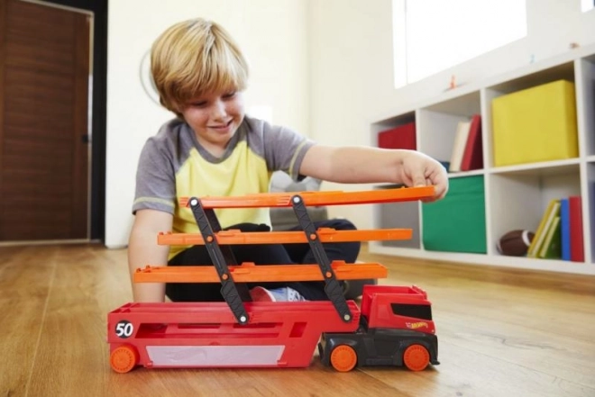 Mega Transporter Hot Wheels 50° Anniversario