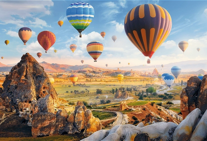 Puzzle 2 in 1 La Magica Cappadocia con Colla 1500 Pezzi