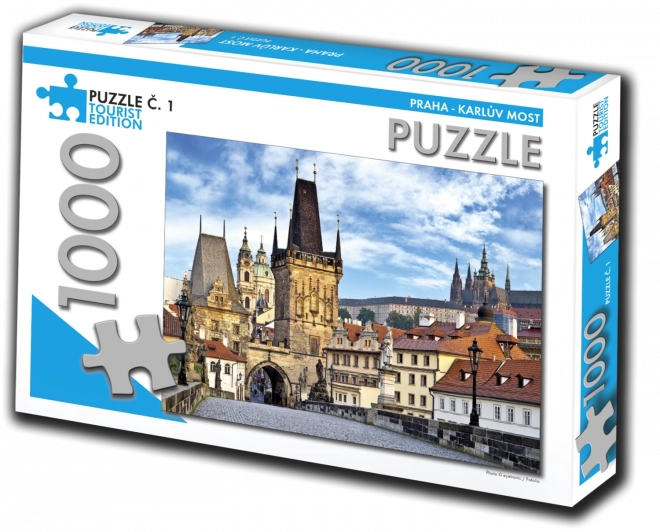 Puzzle Edizione Turistica Praga - Ponte Carlo 1000 Pezzi