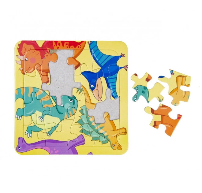 Puzzle con dinosauri 16 pezzi