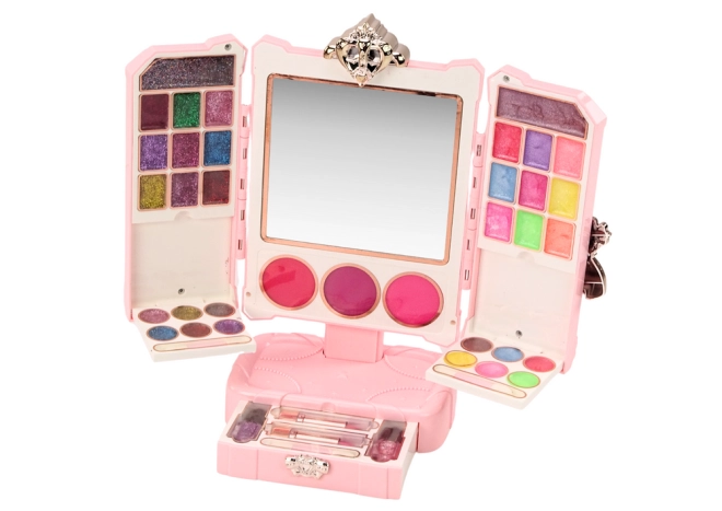 Palette compatta e specchietto per i primi trucchi
