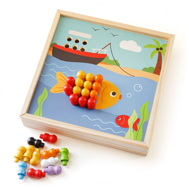 Bigjigs Toys mosaico di legno spiaggia