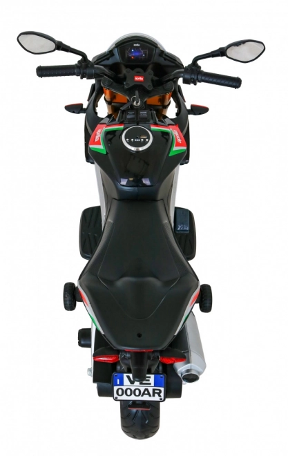 Moto a batteria per bambini Aprilia Tuono V4 nero