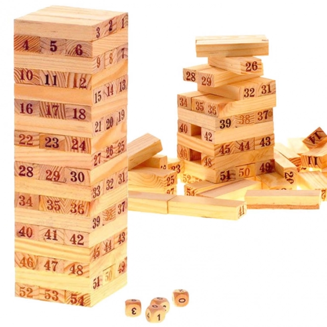 Gioco di abilità in legno Jenga Torre Instabile