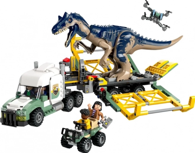 Lego Jurassic World - Camion da trasporto Allosauro