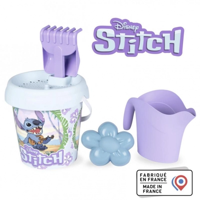 Secchiello Stitch con annaffiatoio e accessori