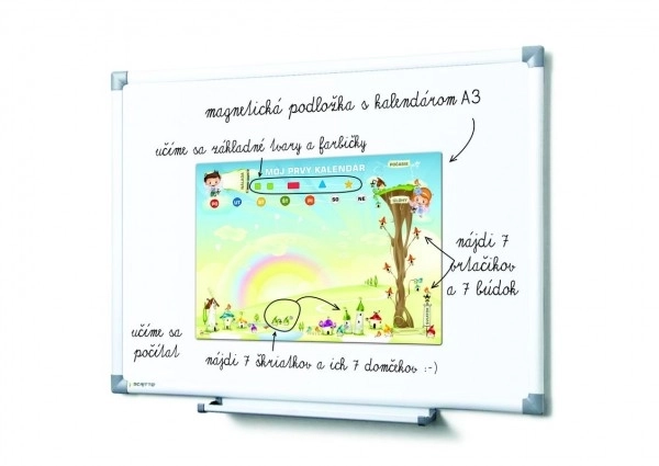 Calendario magnetico per bambini - 114 magneti