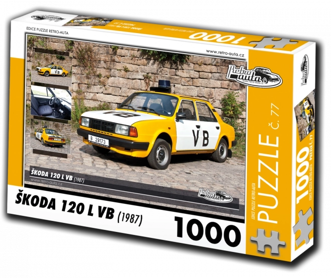 Puzzle auto d'epoca Škoda 120 L (1987) 1000 pezzi