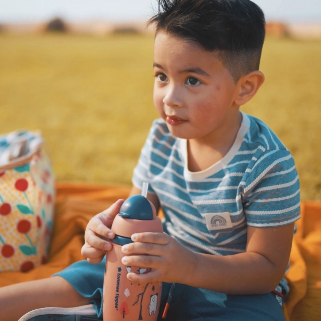 Tazza antigoccia con cannuccia per bambini sopra i 12 mesi