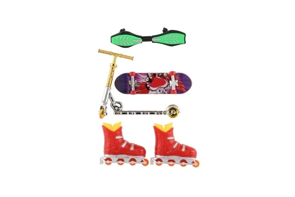 Set mini skateboard e accessori per dita