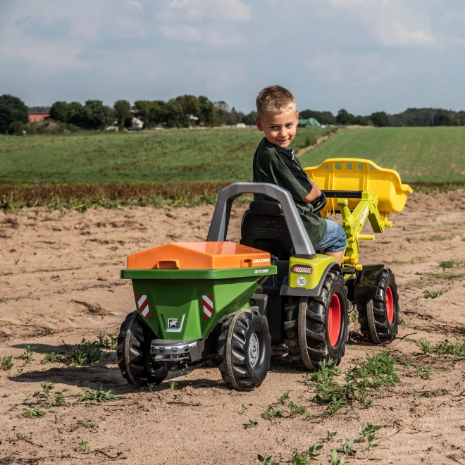 Carro rimorchio con seminatrice AMAZONE per bambini