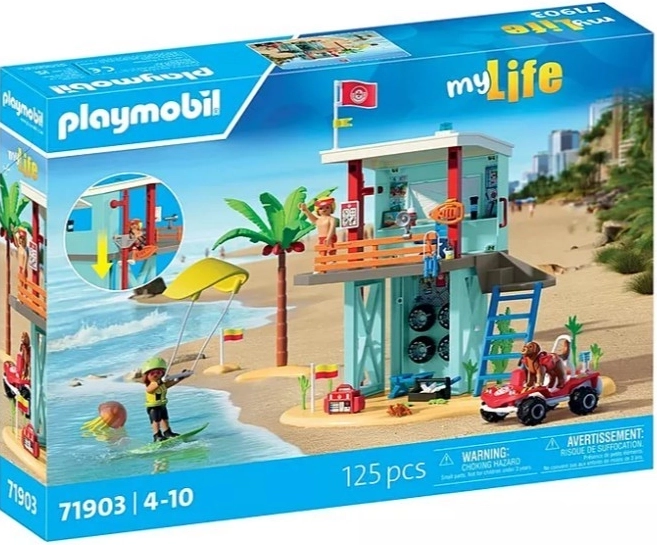Set di figurine MY LIFE 71903 torre di salvataggio e buggy da spiaggia
