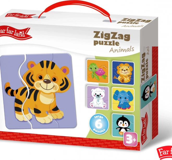 Puzzle ZigZag Animaletti Far Far Land 6 Immagini