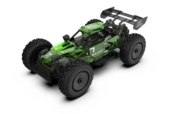 Buggy RC in Plastica Verde 22cm Kit di Montaggio