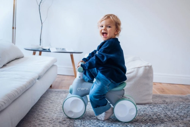 Bicicletta a spinta per bambini con bolle rosa