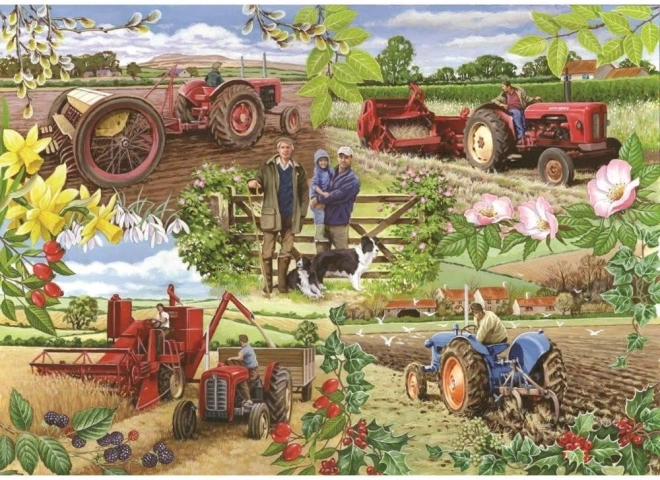 Puzzle L'anno del contadino 1000 pezzi di House of Puzzles