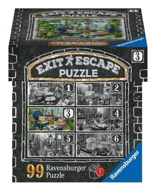 Ravensburger Escape Puzzle Casa Infestata 3: Nel Giardino d'Inverno 99 pezzi