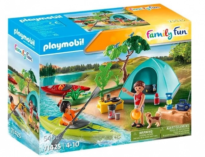 Set da campeggio con giocattoli Playmobil Family Fun