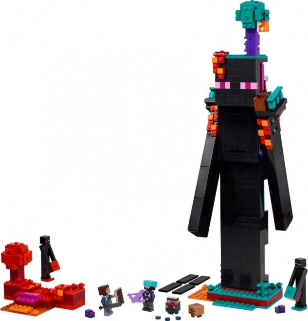 Costruzione LEGO Minecraft Base dei Saccheggiatori e Distruttore