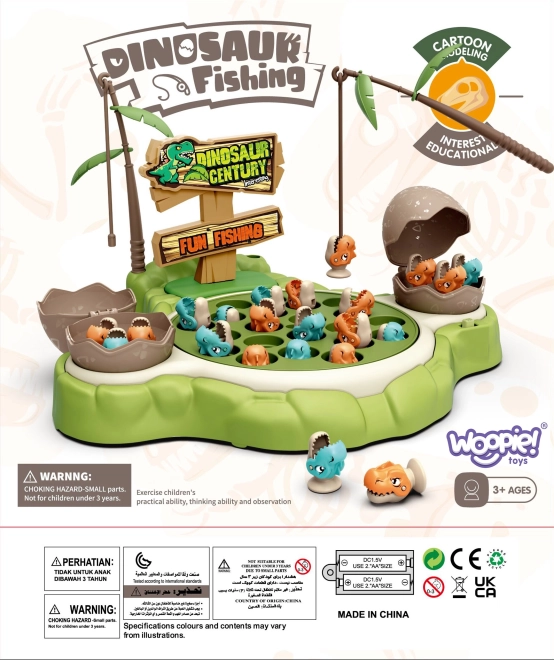 Gioco Woopie pesca dei dinosauri
