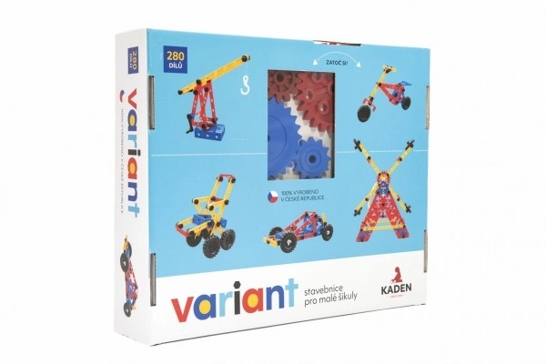 Costruzioni Variante plastica 280 pezzi in scatola 33x28x8cm