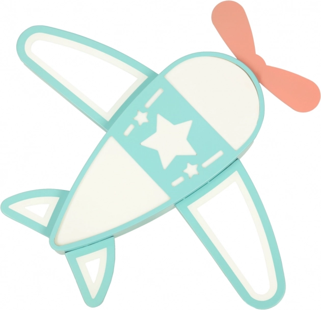 Luce da soffitto LED per bambini a forma di aereo con telecomando