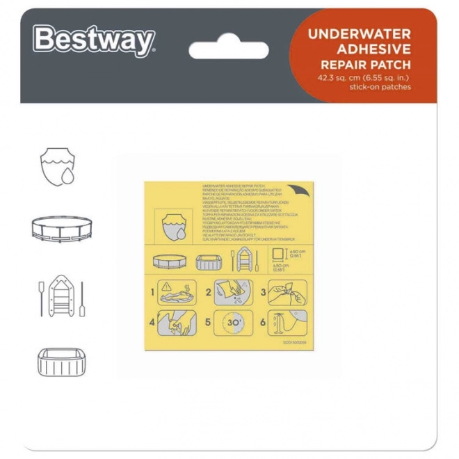 Kit di riparazione per piscine 10 pezzi Bestway