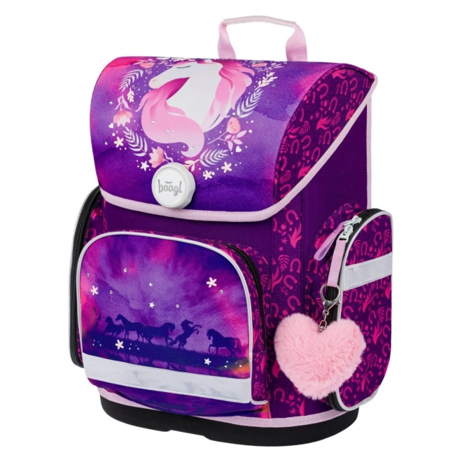 Set scuola ergonomico 5 pezzi Cavallo