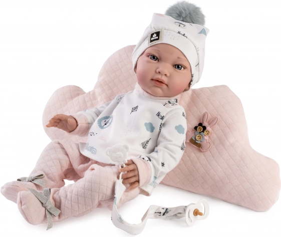 Bambola Neonato Realistica con Corpo in Vinile Completo - 42 cm