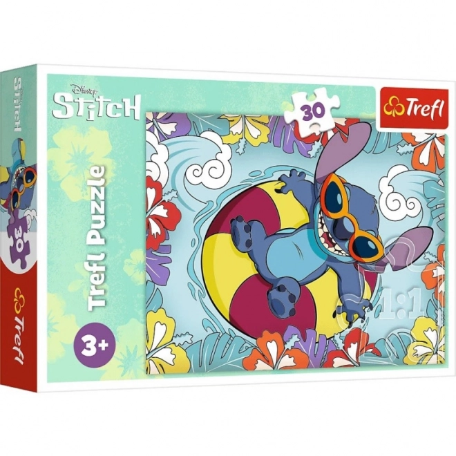 Puzzle 30 Pezzi Lilo e Stitch in Vacanza