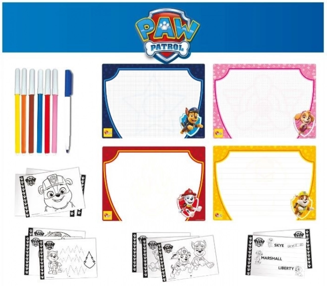 Set scuola di disegno - Paw Patrol