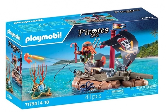 Raft dei pirati con tesoro Playmobil