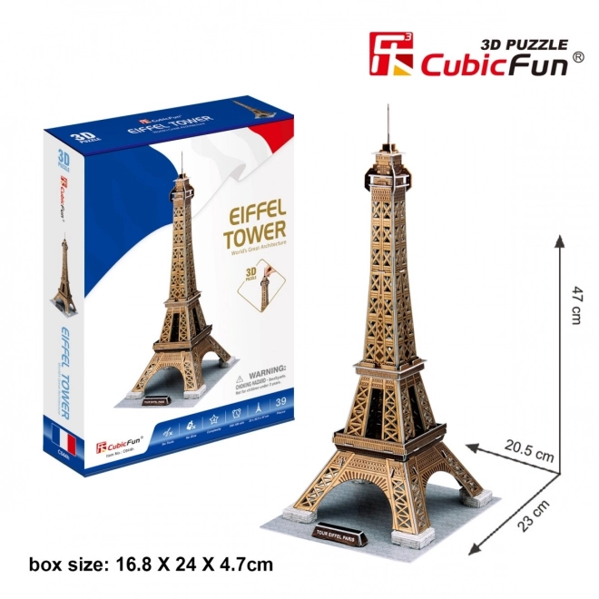 Puzzle 3D Torre Eiffel