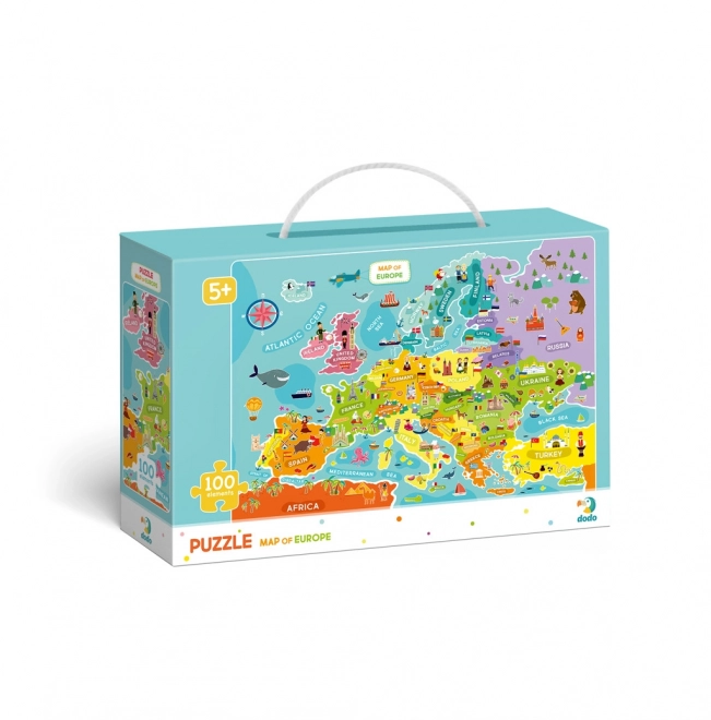 Puzzle educativo Mappa d'Europa 100 pezzi