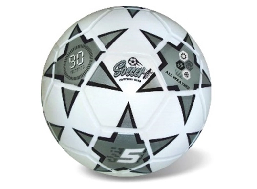 Pallone da calcio argento 23 cm