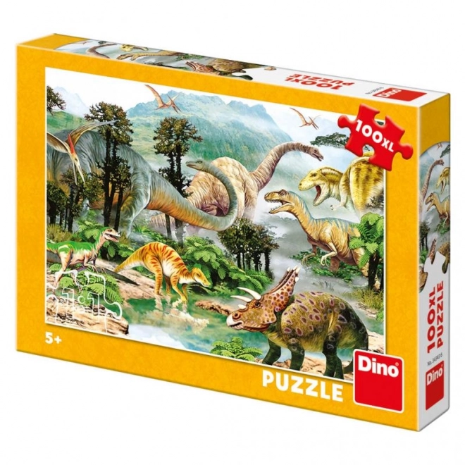 Puzzle Dinosaur Planet 100 Pezzi