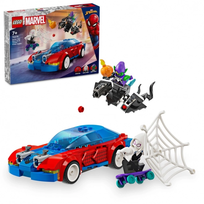 Auto da corsa Spider-Man e Goblin Verde