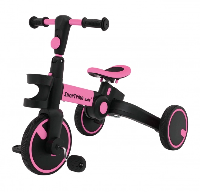 Bicicletta Happy Bike 3in1 Sportrike Rosa