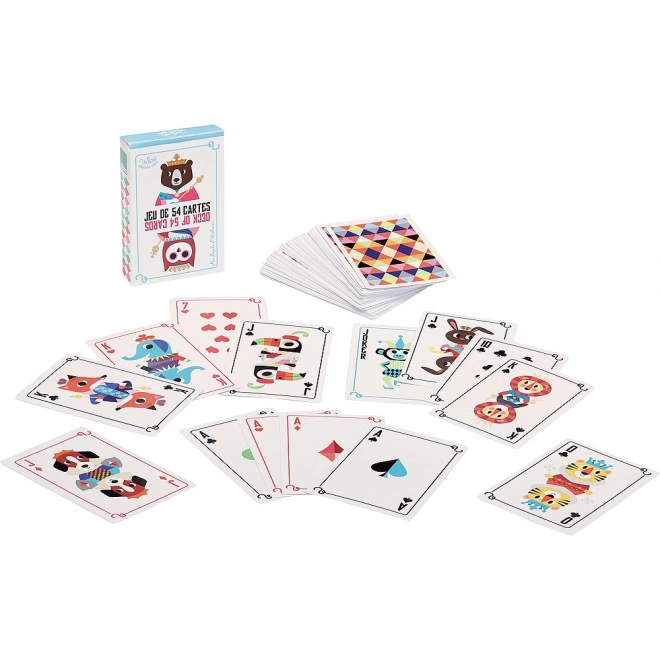 Set di Carte da Gioco con Animali di Vilac